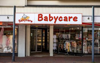 Voorkant winkel Babycare Veendam